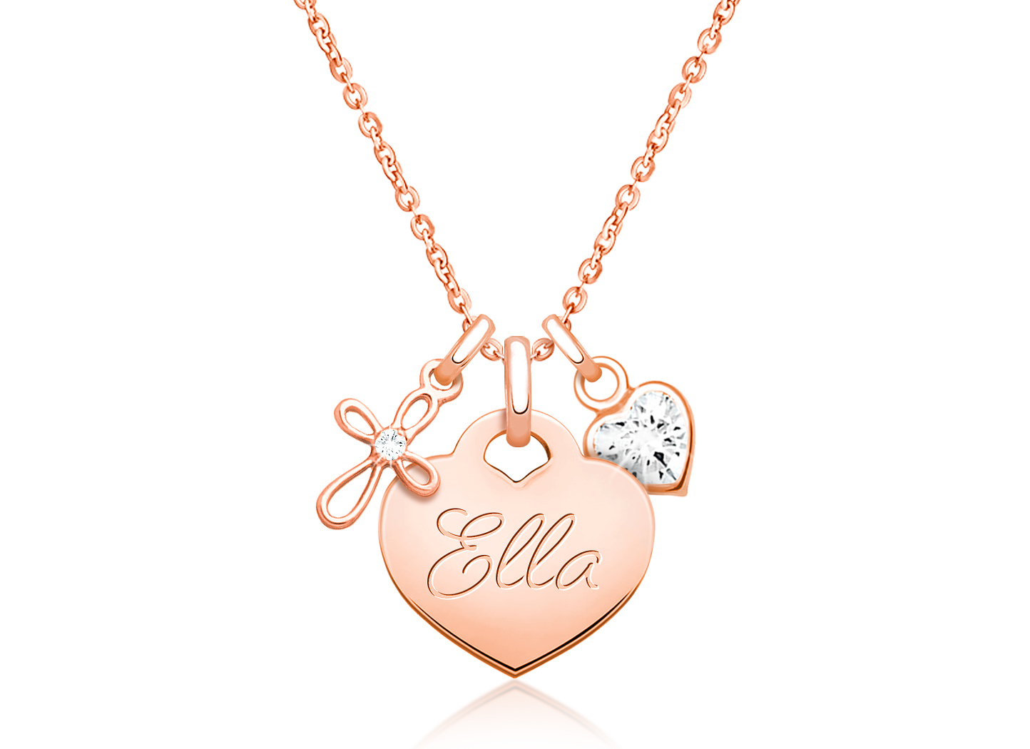 rose gold childrens necklace