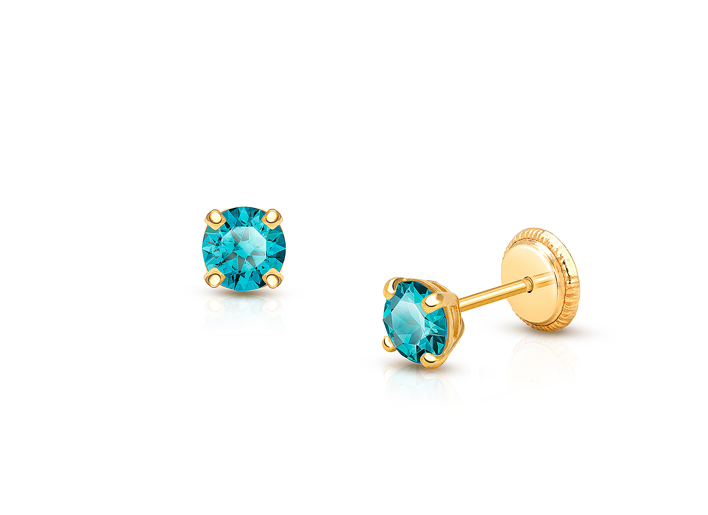 dec birthstone earrings