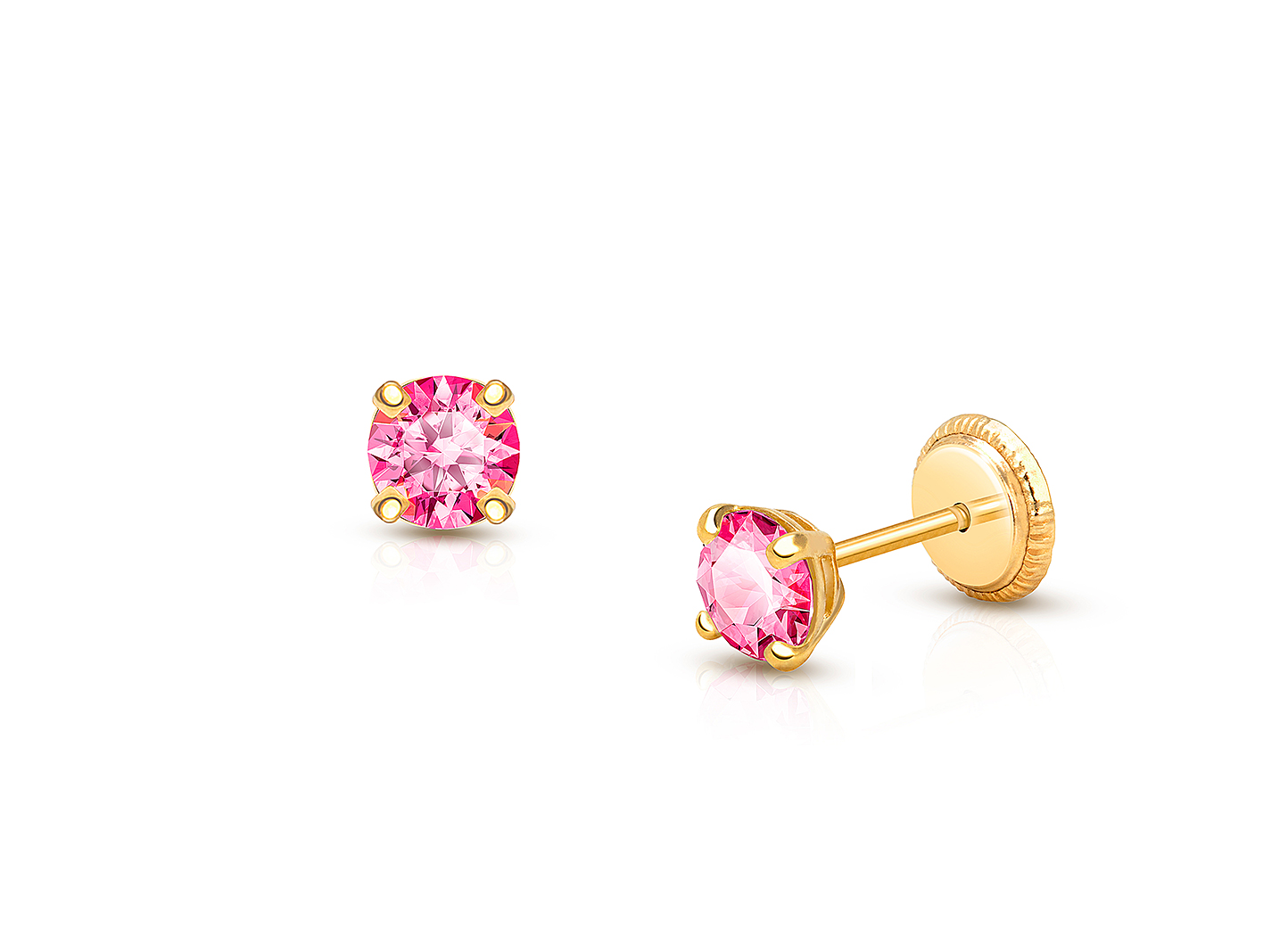 october birthstone stud earrings