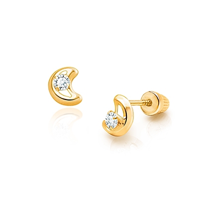 Latest Diamond Baby Earrings Designs - Senco Gold