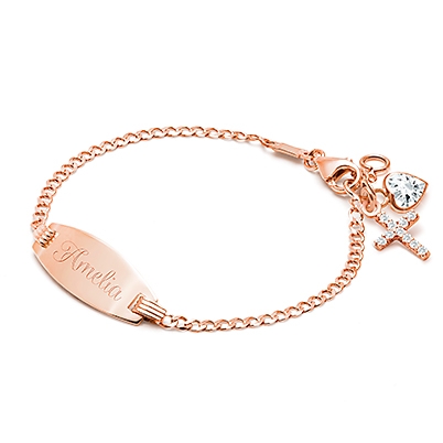ZUPERIA Fancy Rose Gold Bracelet with Diamond Studded Analog Watch for Girls  & Women : Amazon.in: Fashion