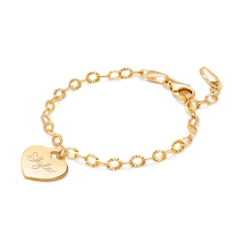 Gold Heart offers Charm Bracelet