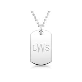 Military Pendant, Engraved Children's Necklace for Boys (Optional Charms &  FREE Personalization) - Sterling Silver