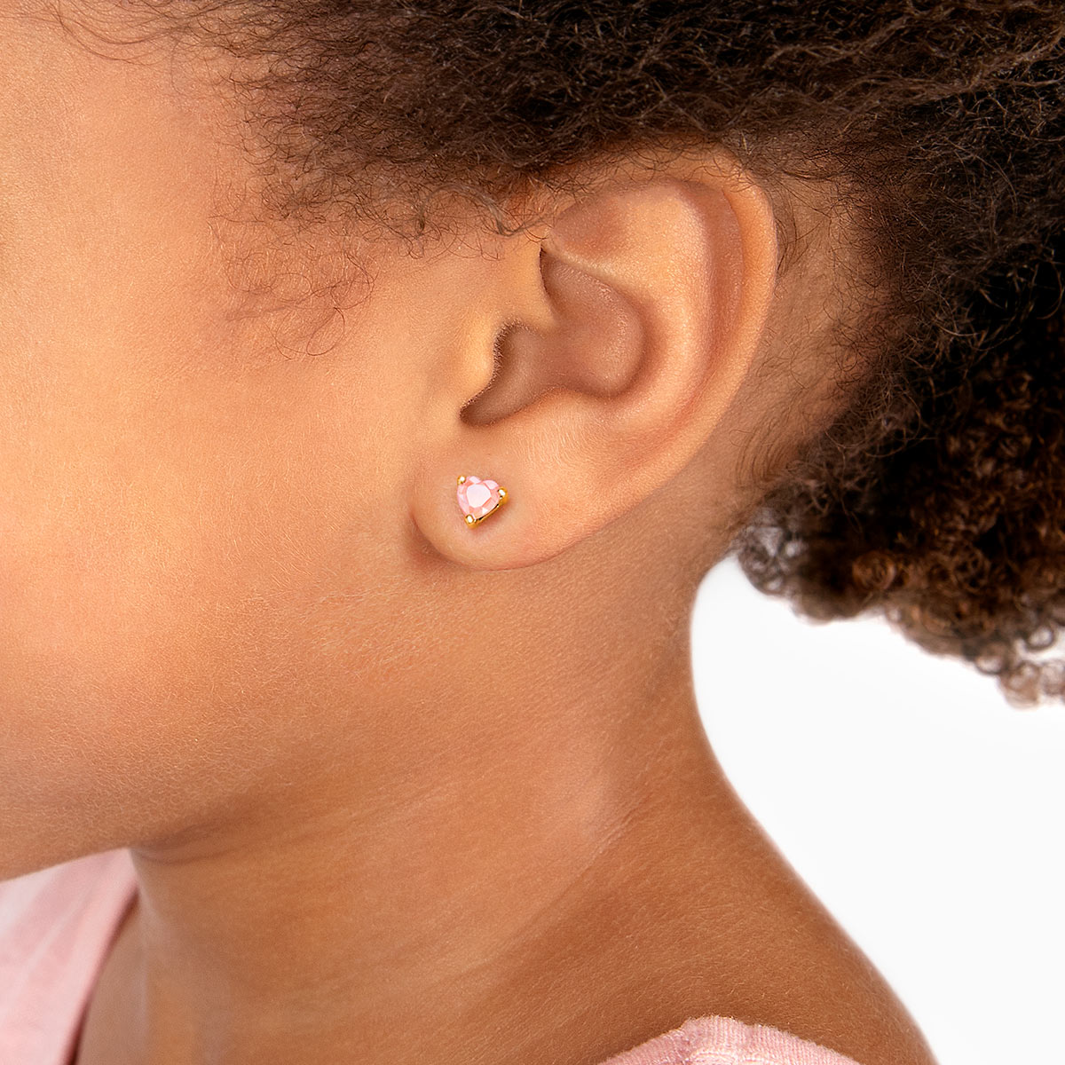 14K Gold Earrings for Children with Screw Backs