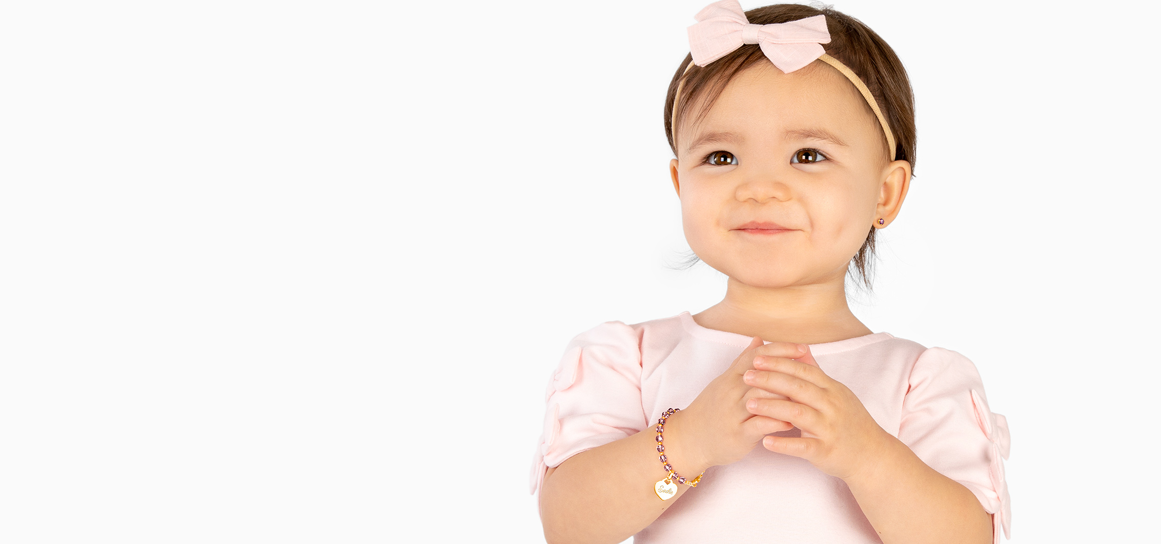 Baby with Birthstone Earrings