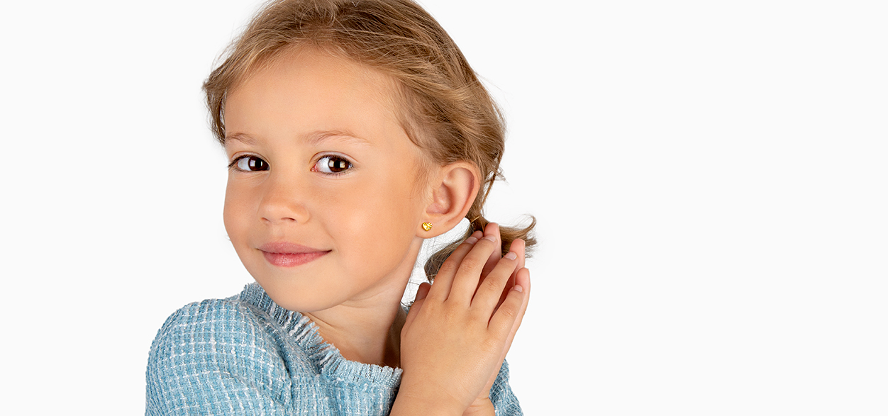 Opal Heart Dangle 9mm Kids / Children's / Girls Earrings Hoop/Huggie S